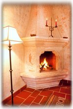 Our fireplace will be sure to keep you 