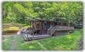 Front Of Cabin With Babbling {& Firefly Attracting!} Stream